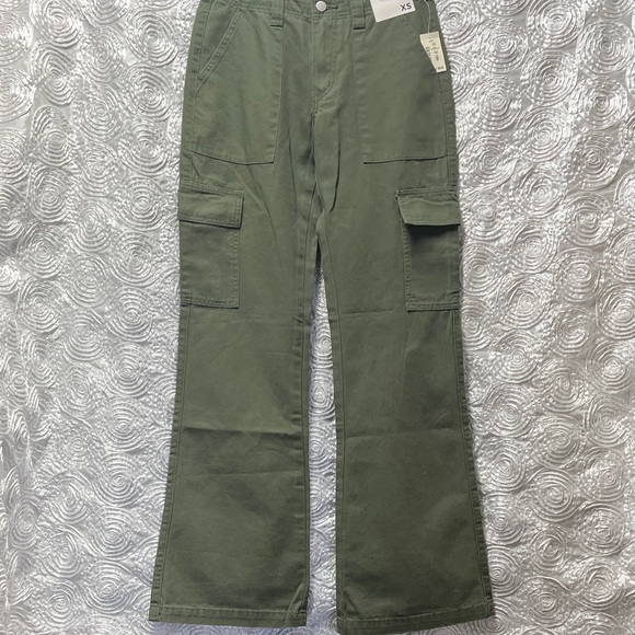 Aeropostale Low Rise Flare Utility Non Stretch - Picture 1 of 12